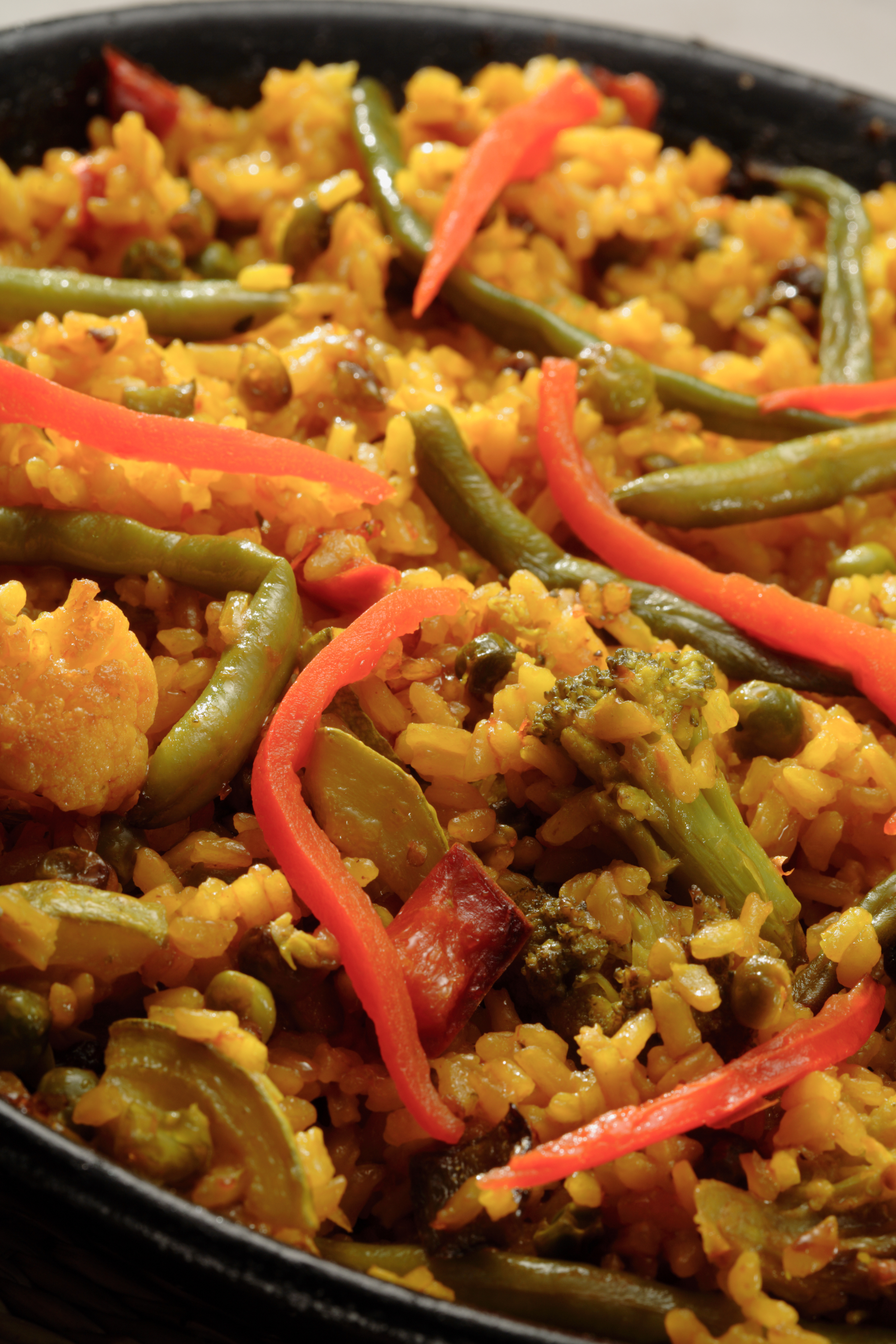 Paella vegetariana - Sonhos.com.br